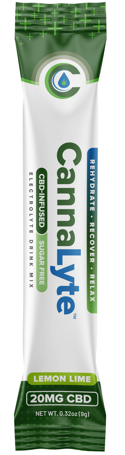 Lemon Lime CBD Infused Electrolyte Powder (10ct)